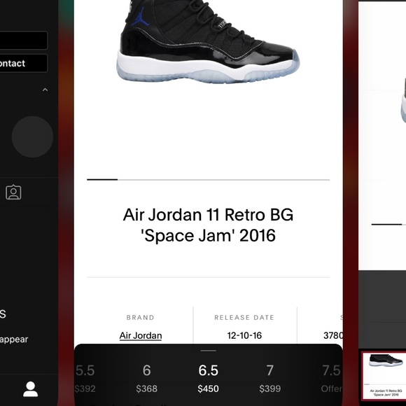 Jordan 11 space jam 2016 - Picture 9 of 9